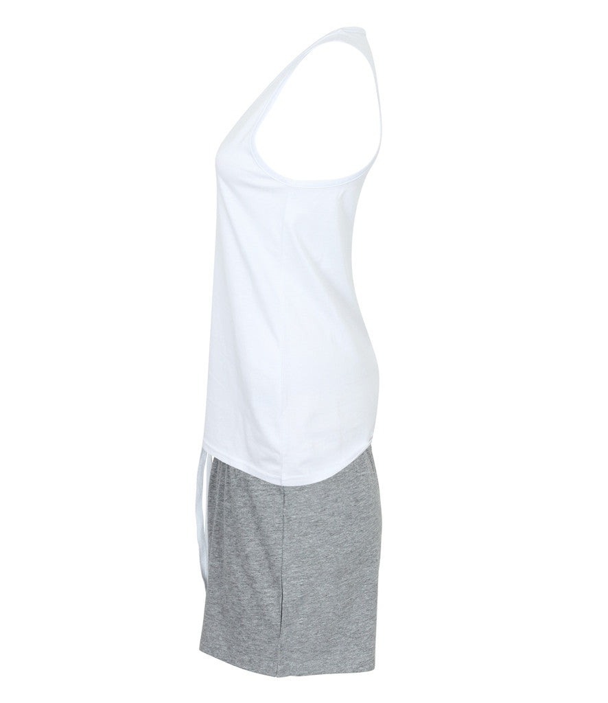 Ladies shorts pyjamas in a bag