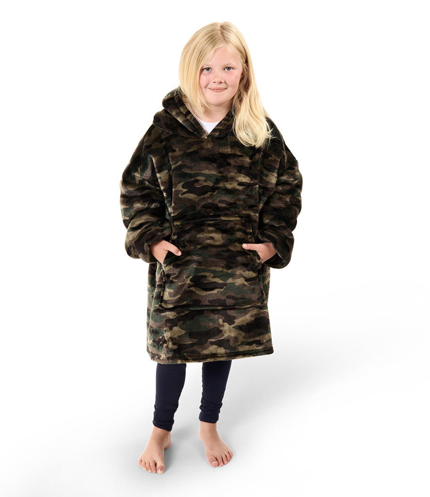 Kid's oversize hoodie blanket