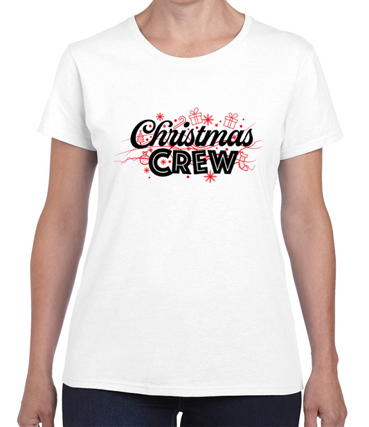 Christmas Crew ladies' tshirts