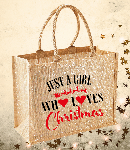 Christmas shimmer shopper