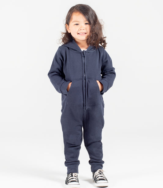 Baby/toddler all-in-one fleece