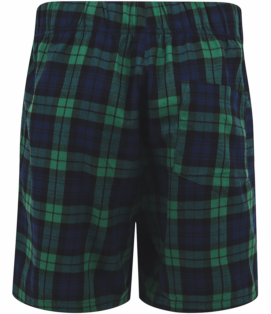 Tartan lounge shorts