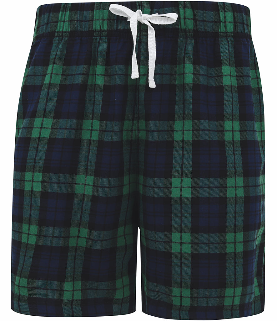 Tartan lounge shorts