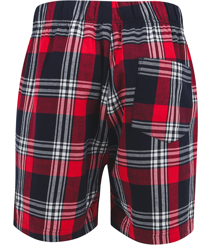 Tartan lounge shorts