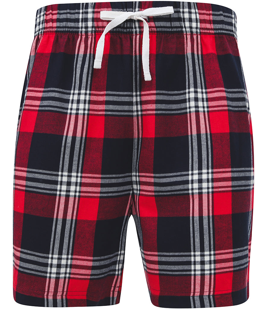 Tartan lounge shorts