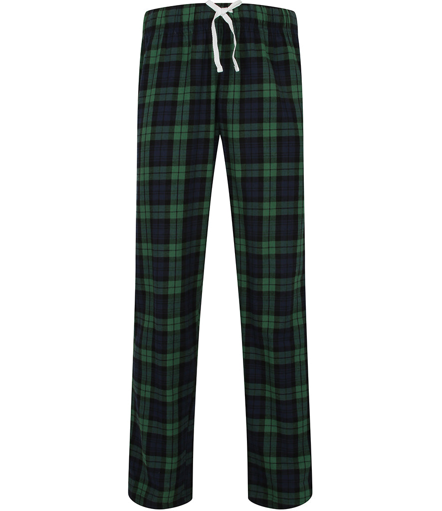 Men's tartan lounge trousers