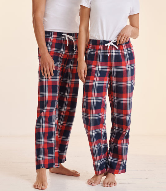 Men's tartan lounge trousers