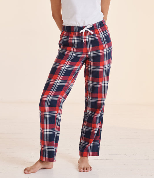 Ladies tartan lounge trousers