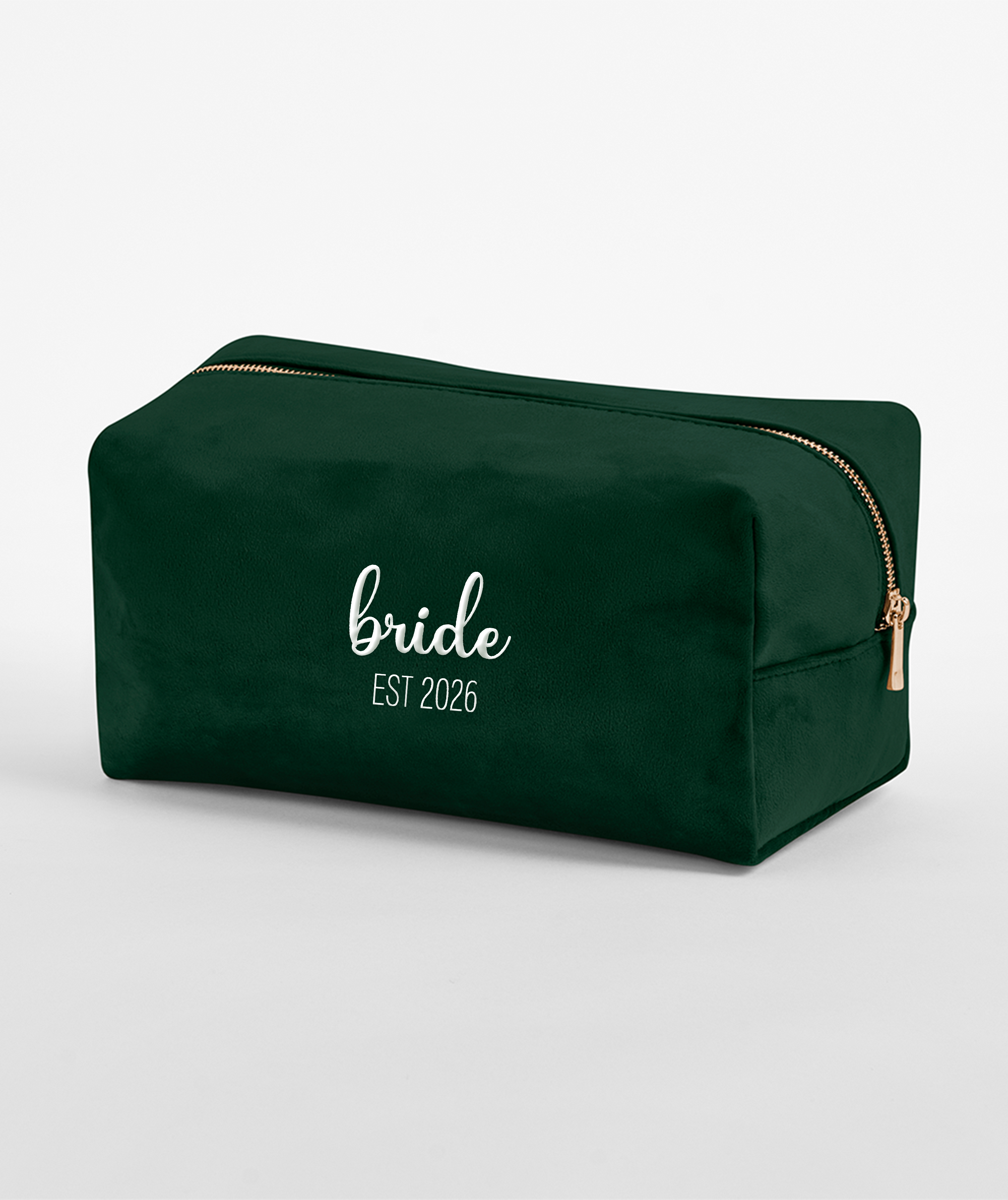 Velvet Toiletry Bag - Bride Est Edition