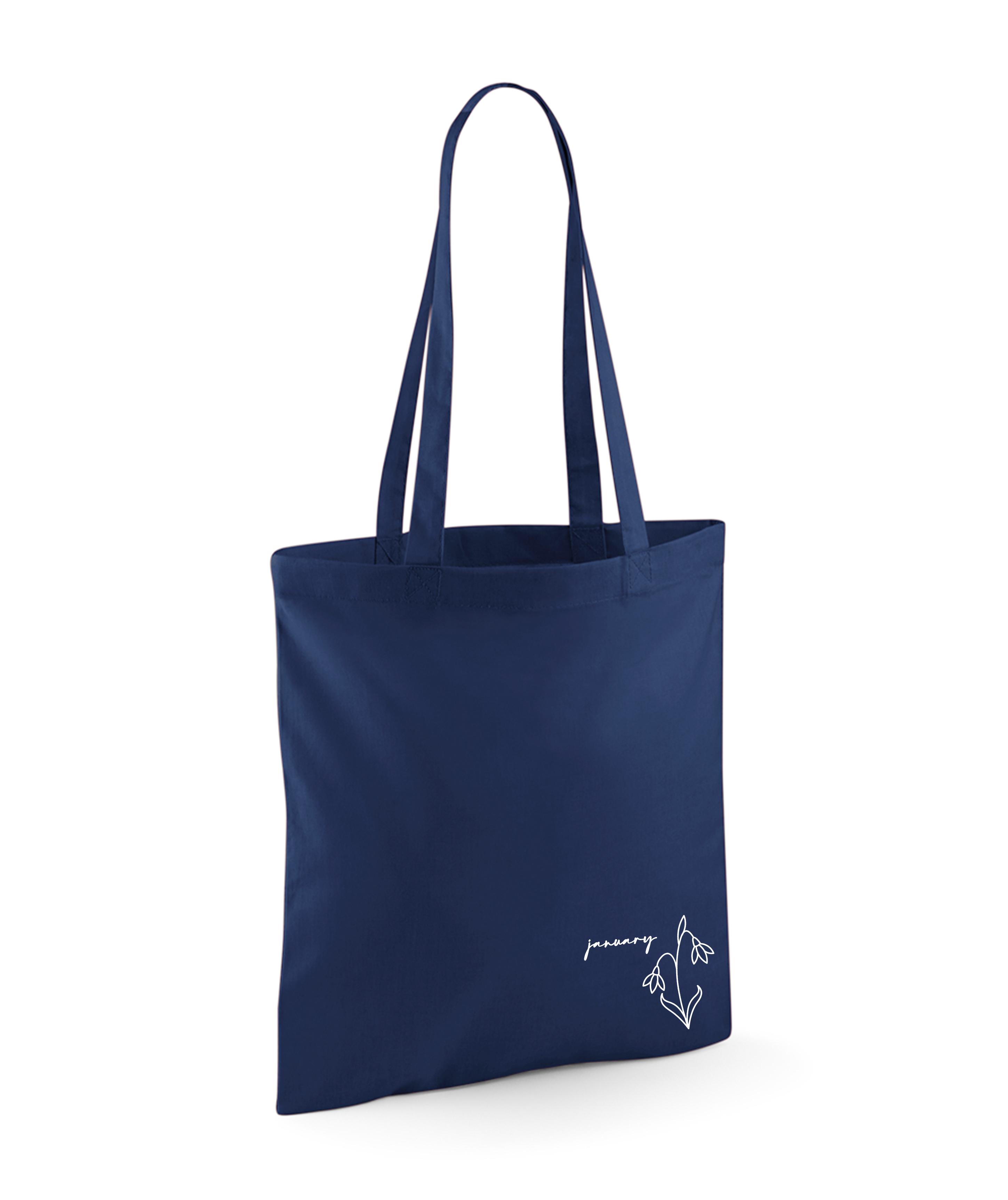 Birth Flower Tote Bag