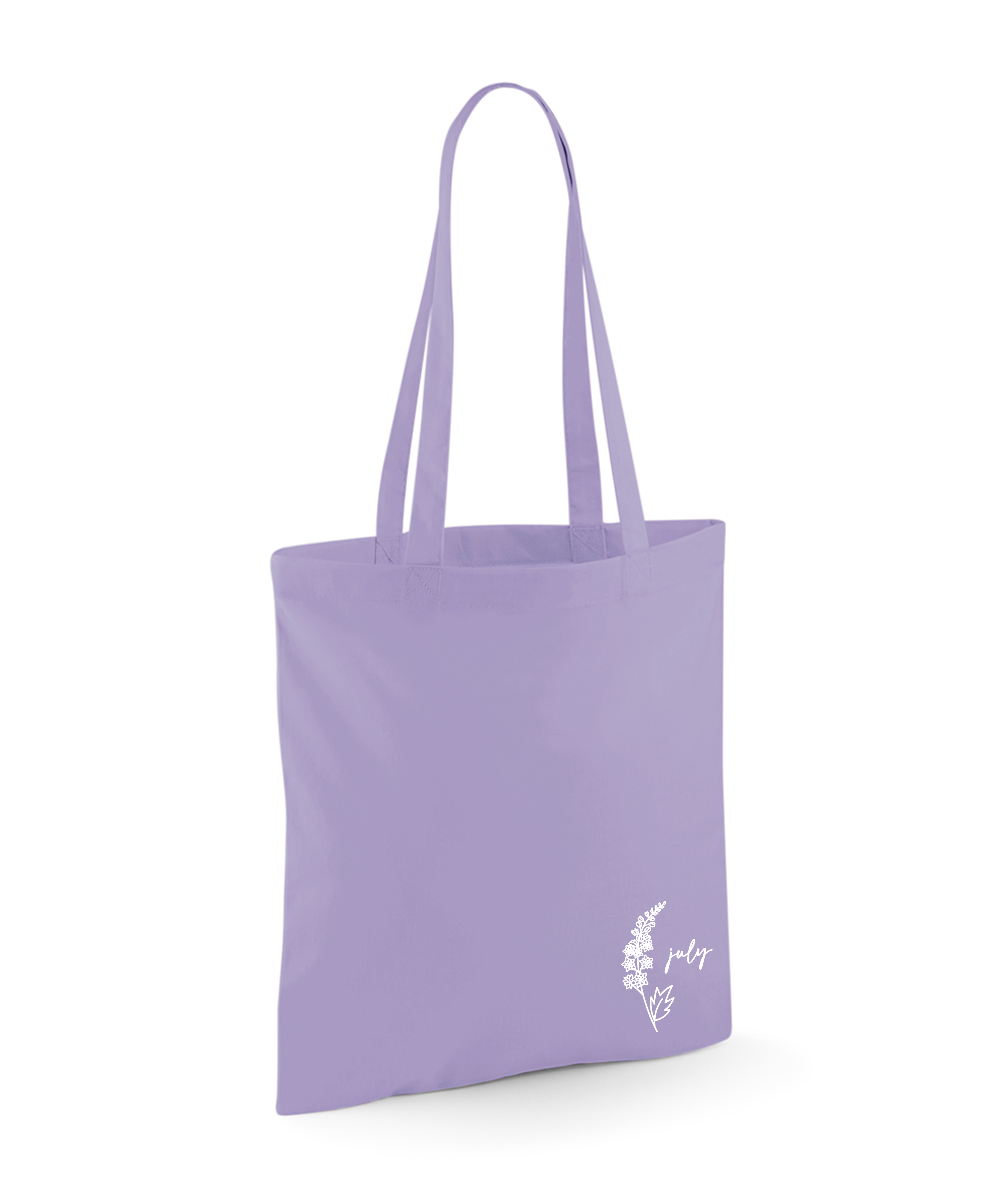 Birth Flower Tote Bag