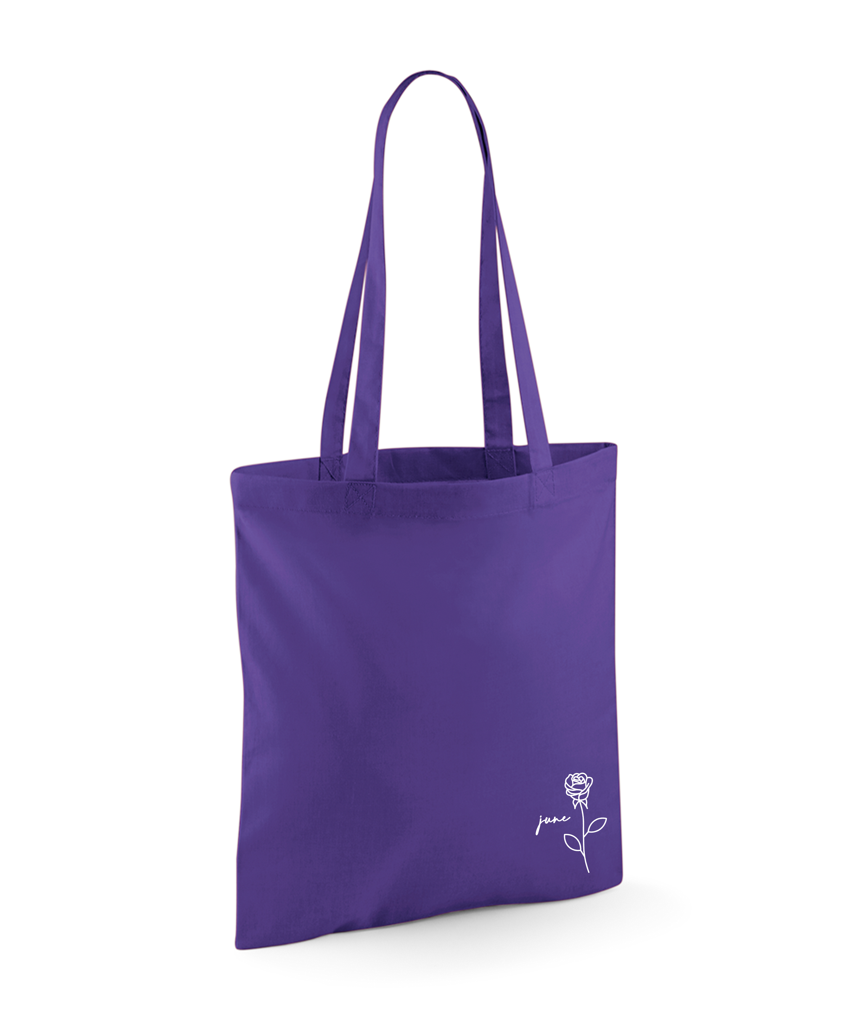 Birth Flower Tote Bag