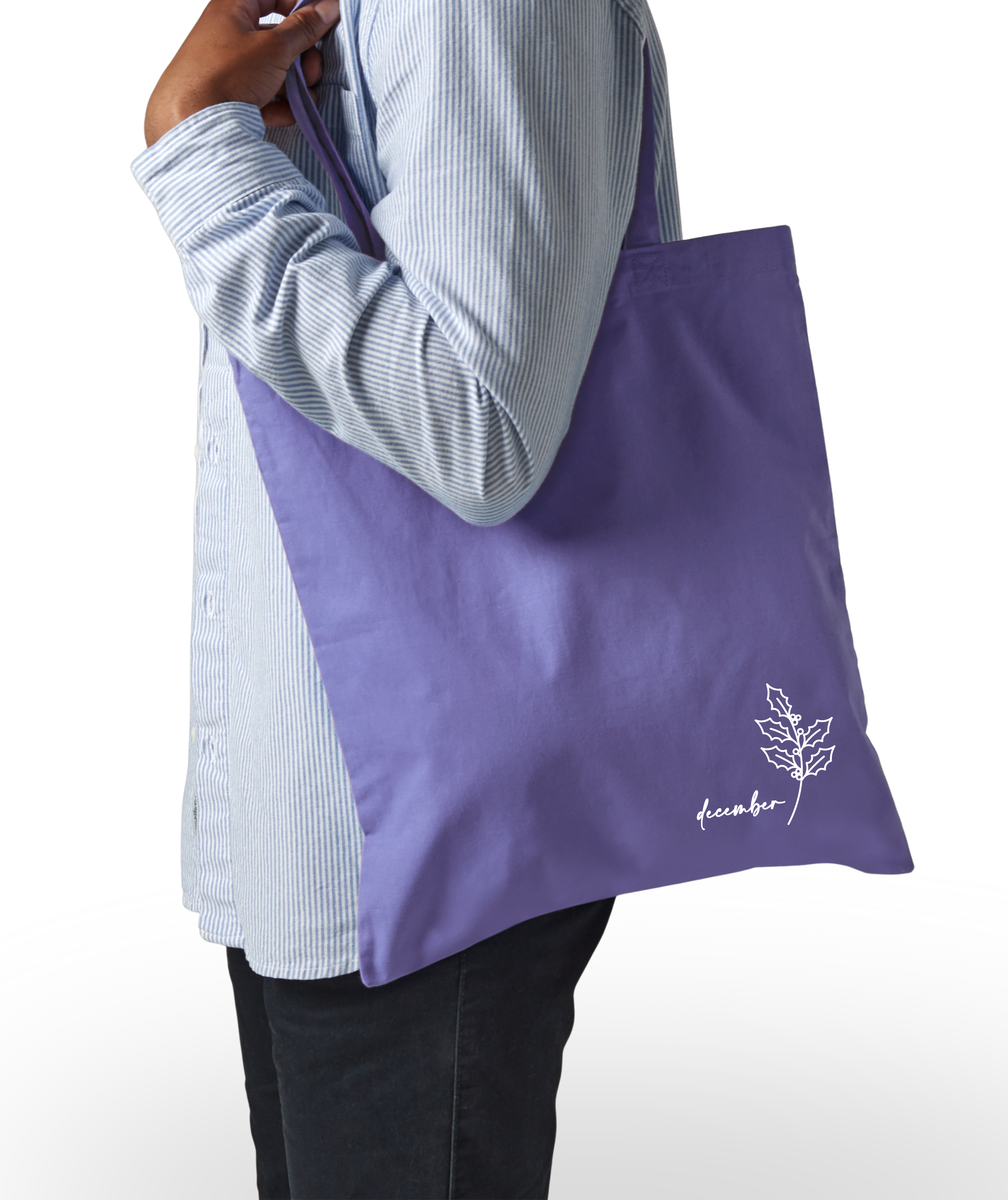 Birth Flower Tote Bag