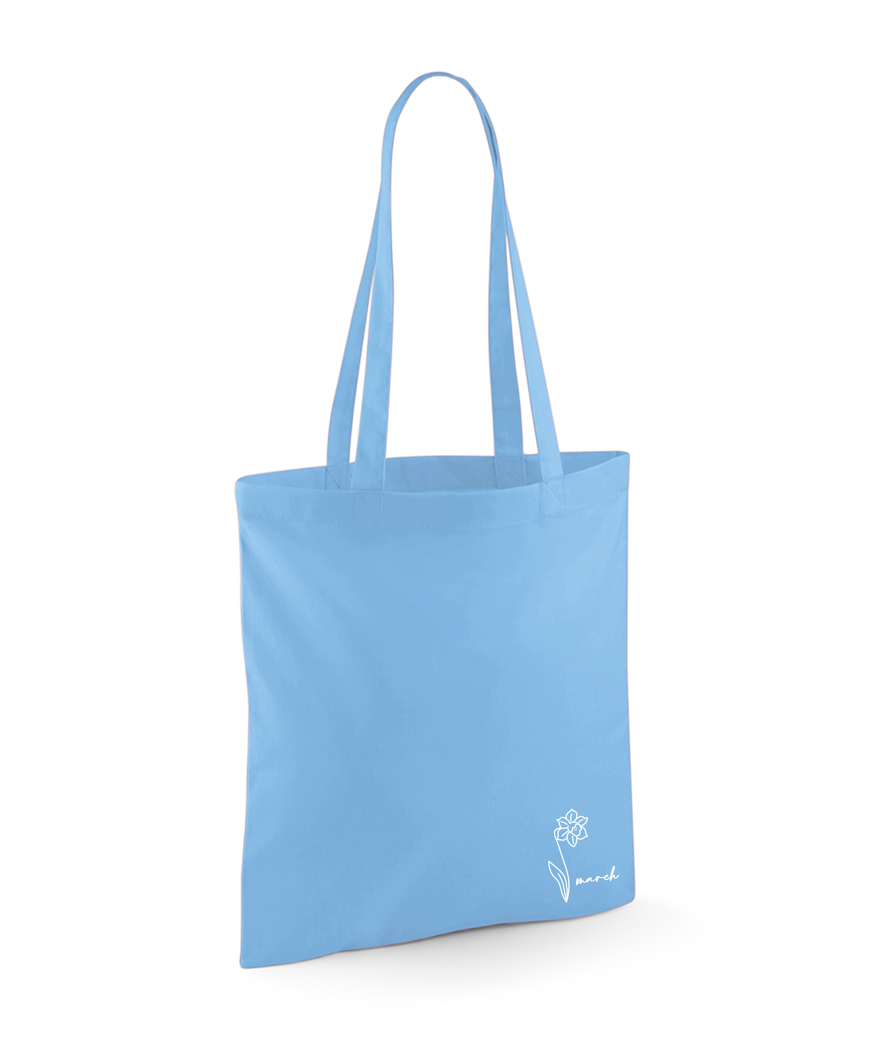 Birth Flower Tote Bag