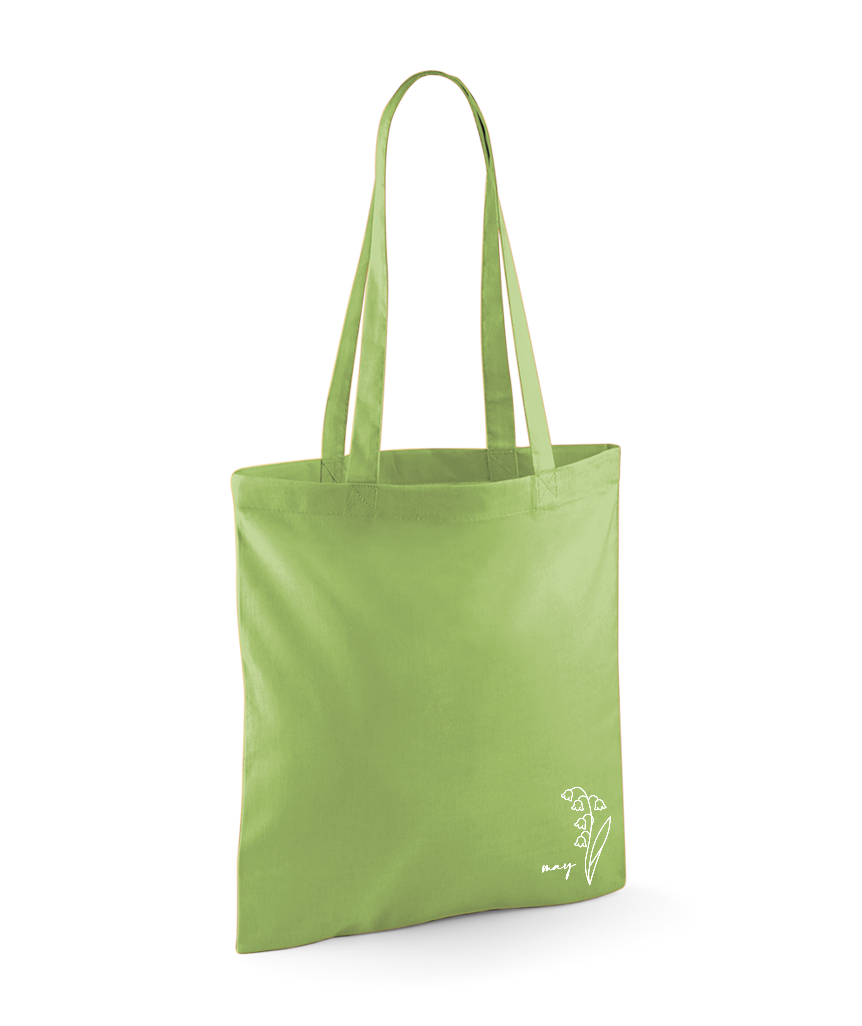 Birth Flower Tote Bag