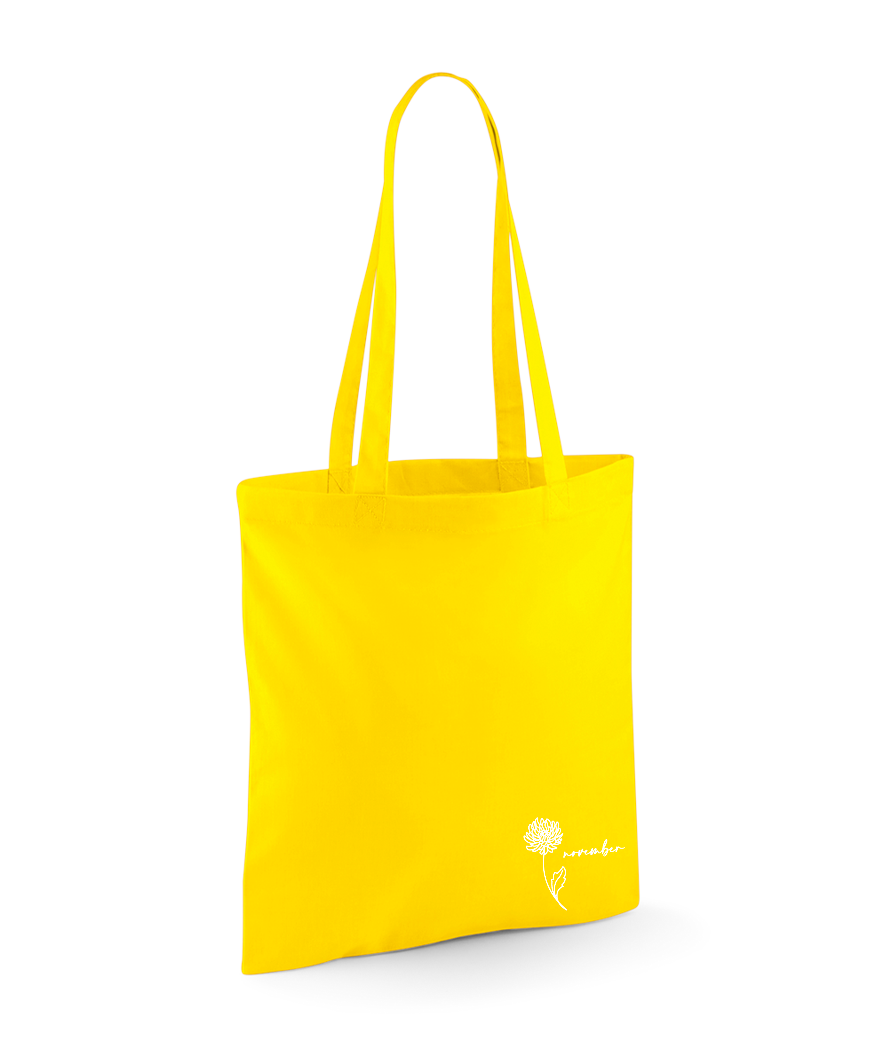 Birth Flower Tote Bag