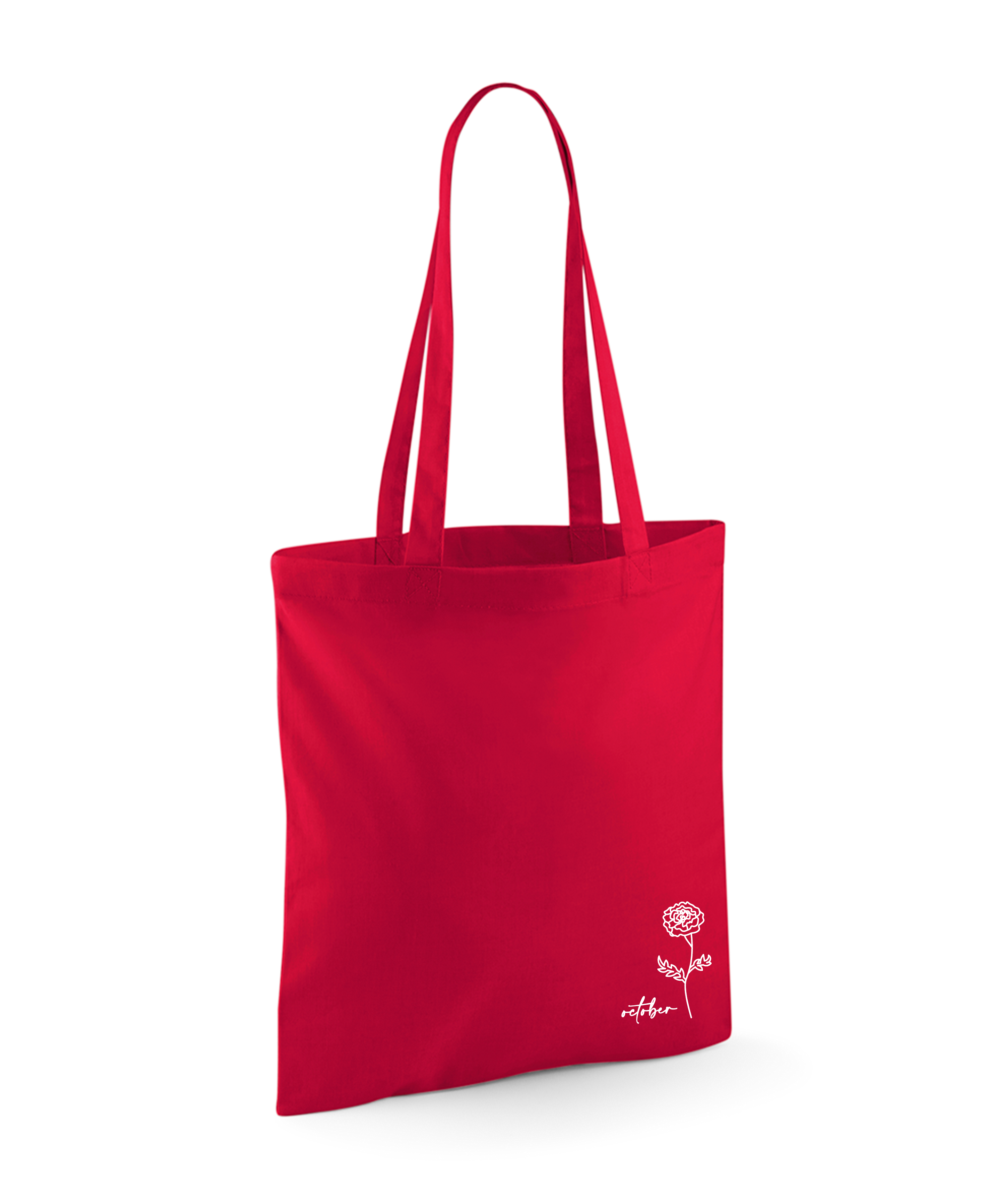 Birth Flower Tote Bag